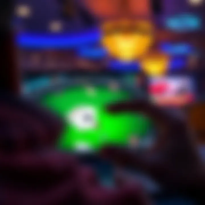 Exploring a Poker Site Interface Illustration of a poker site interface