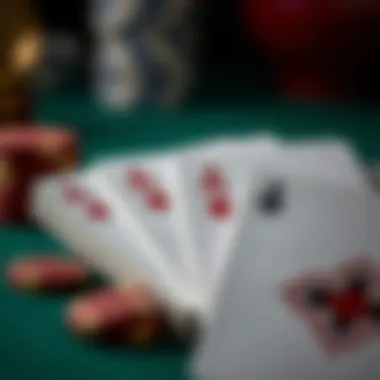 Punto Banco Card Details A close-up of the cards used in a game of Punto Banco