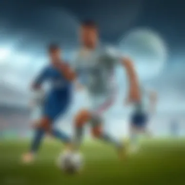 Key players of Real Madrid in action