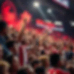 A vibrant crowd cheering at a Real Salt Lake match