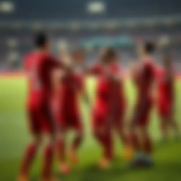 Real Salt Lake players celebrating a victory on the field