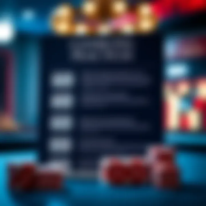 A responsible gambling infographic highlighting key points