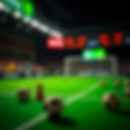 Conceptual representation of betting odds in gaming