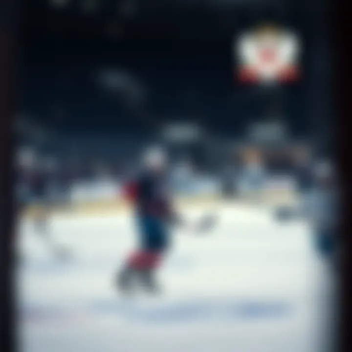 An iconic moment in Russian hockey history captured on the ice