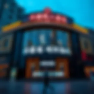 Stunning Facade of Seven Luck Casino Exterior view of Seven Luck Casino in Seoul