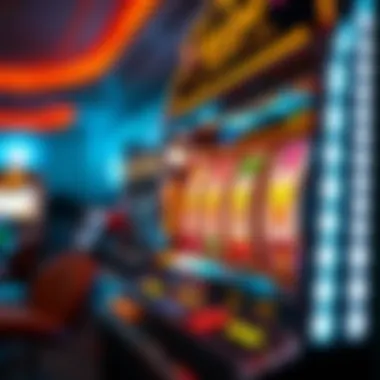 The Allure of Slot Machines A slot machine with unique symbols and bright lighting