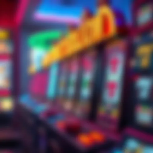 Visual representation of slot game history and evolution