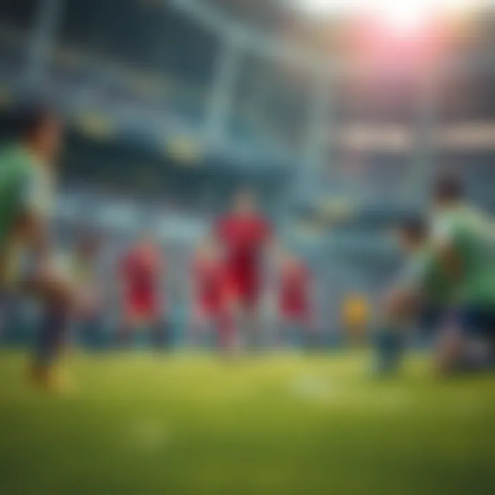 Strategic Tactical Formations in Preseason A soccer team strategizing tactical formations