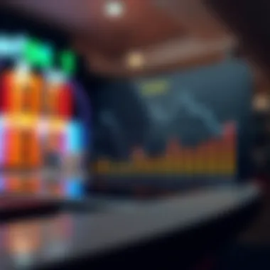 Graph illustrating betting odds trends