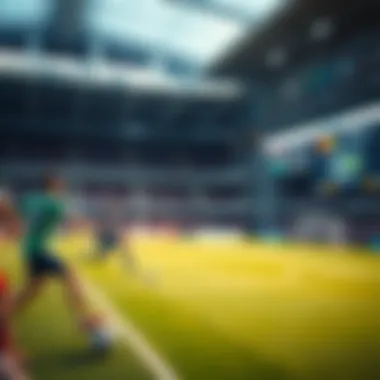 Conceptual illustration of sports betting dynamics