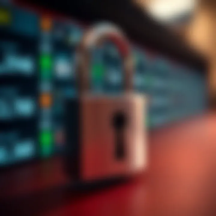 A secure padlock symbolizing safety in online betting environments.