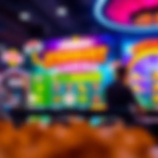 Vibrant casino gaming interface