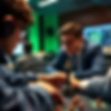 Strategic gameplay in action, focusing on decision-making.