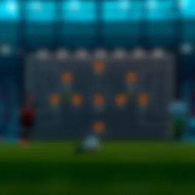 Tactical board analyzing team formations
