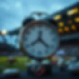 Conceptual representation of time difference in betting strategies