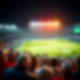 Visual representation of betting odds and statistics