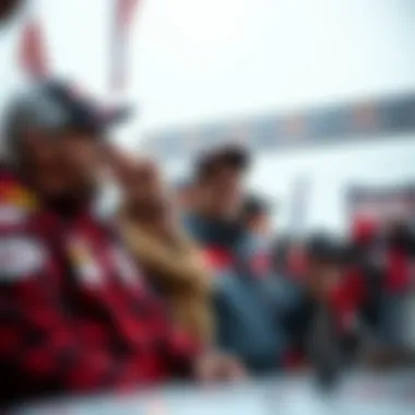 Spectators enjoying a rally event