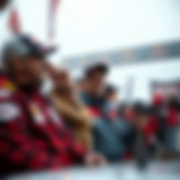 Spectators enjoying a rally event